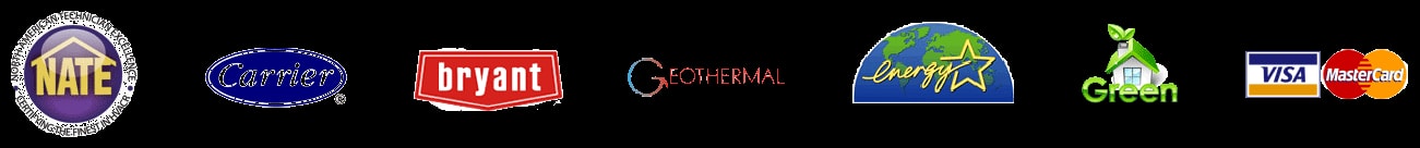 NATE, Carrier, Bryant, Energy Star, and other certifications